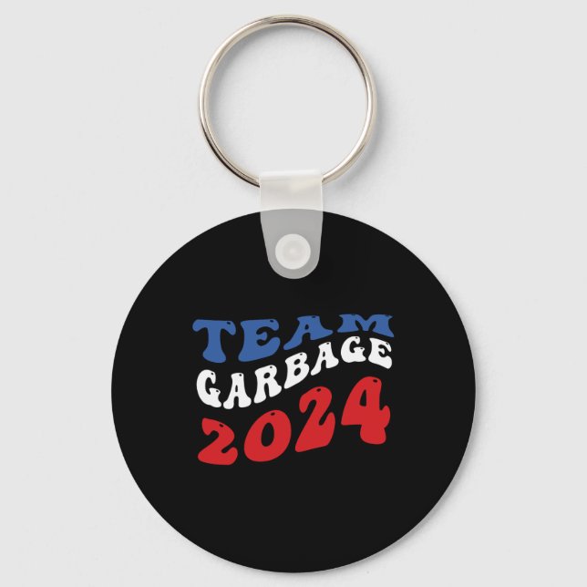 Chaveiro Equipe Garbyge - Lixo para Trump (Frente)