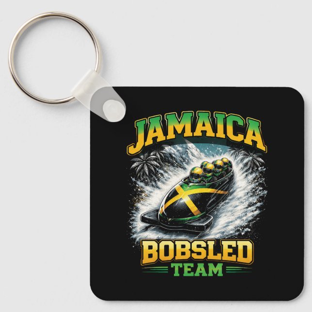 Chaveiro Equipe Jamaicana de Bobslê (Frente)