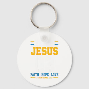 Chaveiro Equipe Jesus Fé Esperança Amor Família Corresponde