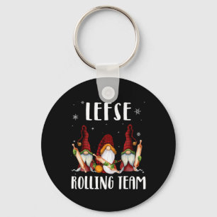 Chaveiro Equipe Rolante de Esquerda Gnomos Natal Xadrez Kid