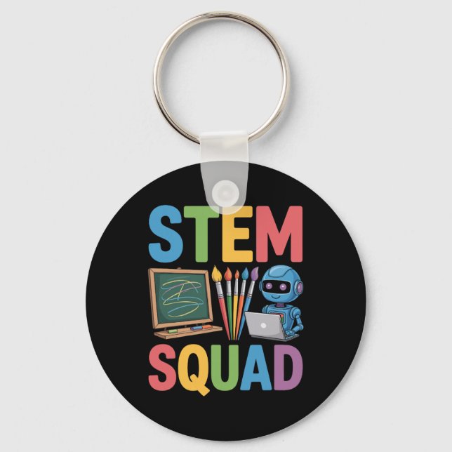 Chaveiro Equipe STEM, Professor de Ciências Equipe de Ensin (Frente)