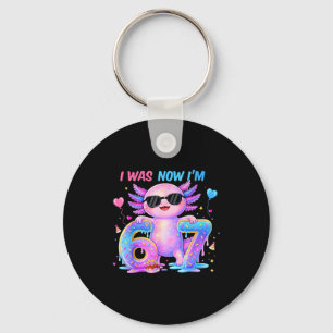 Chaveiro Era seis sete axolotl 67 meme aniversário de 7 ano