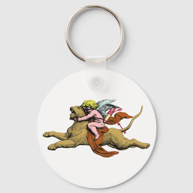 Chaveiro Eros reitet Löwe anda de leão (Frente)