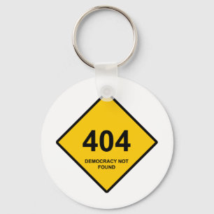 Chaveiro Erro 404: Democracia Não Encontrada