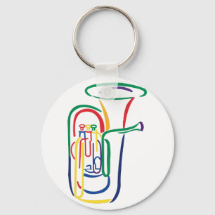 Chaveiro Esboço da tuba