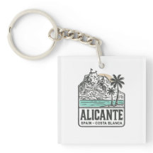 Esboço de Alicante Castelo de Santa Bárbara Costa