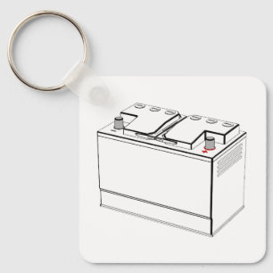 Chaveiro Esboço de bateria automotiva