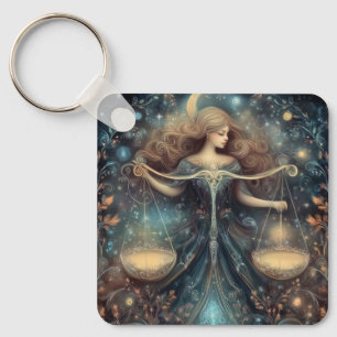 Chaveiro Escala de Libra Zodíaco Astrologia Celestial Anive