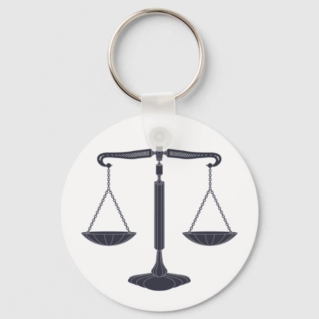 Chaveiro Escalas de Justiça | Direito (Frente)