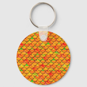 Chaveiro Escalas laranja e verde de queda