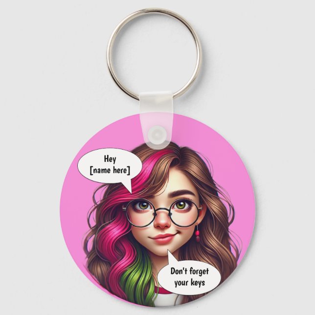 Chaveiro Escândalo Cheeky da 🗝 Indie - Personalizado (Frente)
