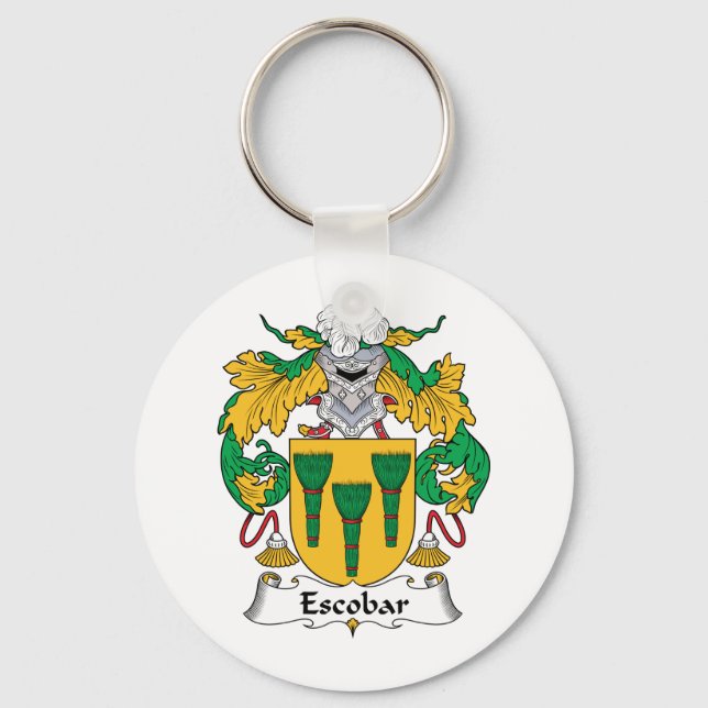 Chaveiro Escobar Family Crest (Frente)