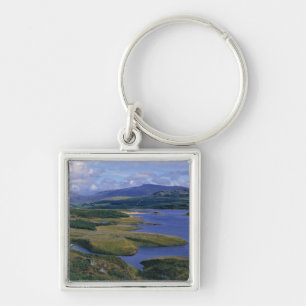 Chaveiro Escócia, Highland, Wester Ross, Loch Garry. Um