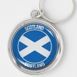 Chaveiro Escócia Round Emblem