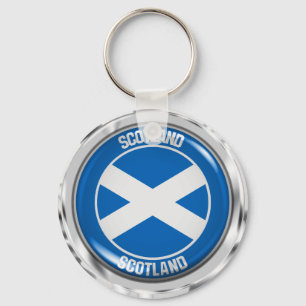 Chaveiro Escócia Round Emblem