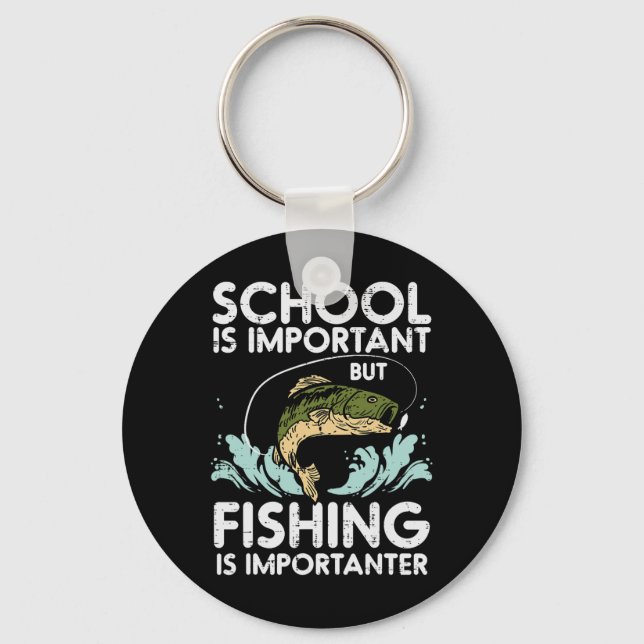 Chaveiro Escola Importante Pesca Importanter Divertidos Men (Frente)