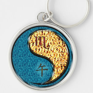 Chaveiro Escorpião e Cavalo de Fogo