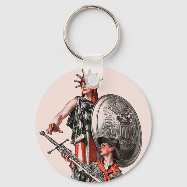 Chaveiro Escoteiro e Liberdade (Frente)