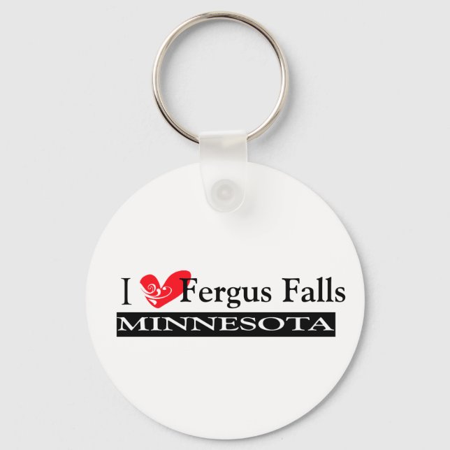 Chaveiro Escreva a Cidade do Minnesota (Frente)