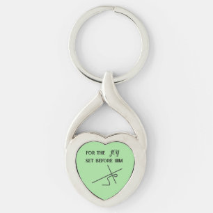 Chaveiro Escritura l Cristo l Cruz l