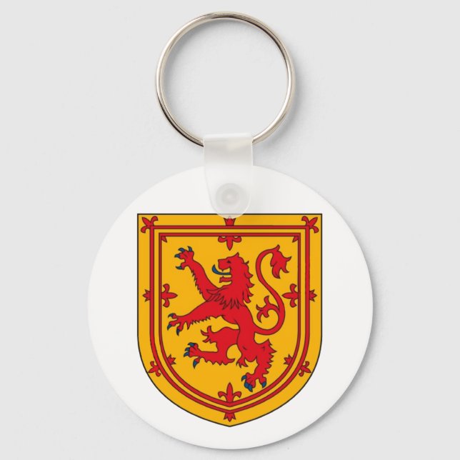 Chaveiro Escudo do Leão Rampante da Escócia (Frente)