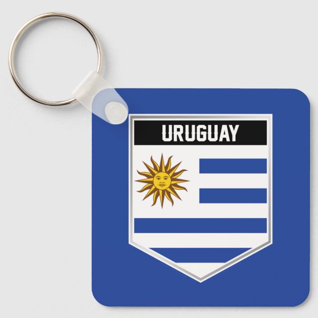 Chaveiro Escudo do Sinalizador Uruguai (Frente)
