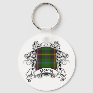 Chaveiro Escudo Jovem Tartan
