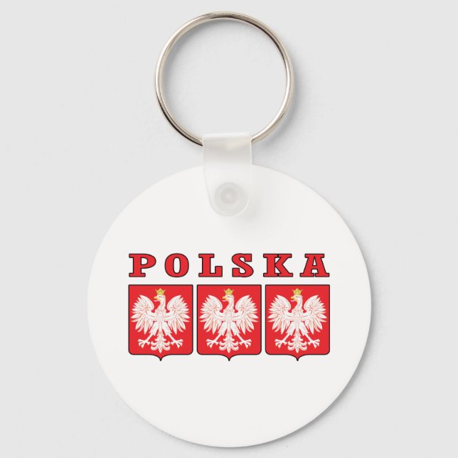 Chaveiro Escudos da Águia Polonesa (Frente)