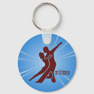 Chaveiro Escuro - corrente chave do logotipo vermelho