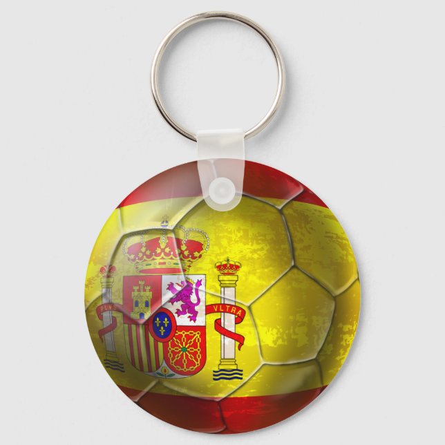 Chaveiro Esfera Espanhola de Futebol espanha (Frente)