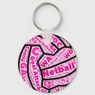 Chaveiro Esfera Personalizável de Posições do Netball
