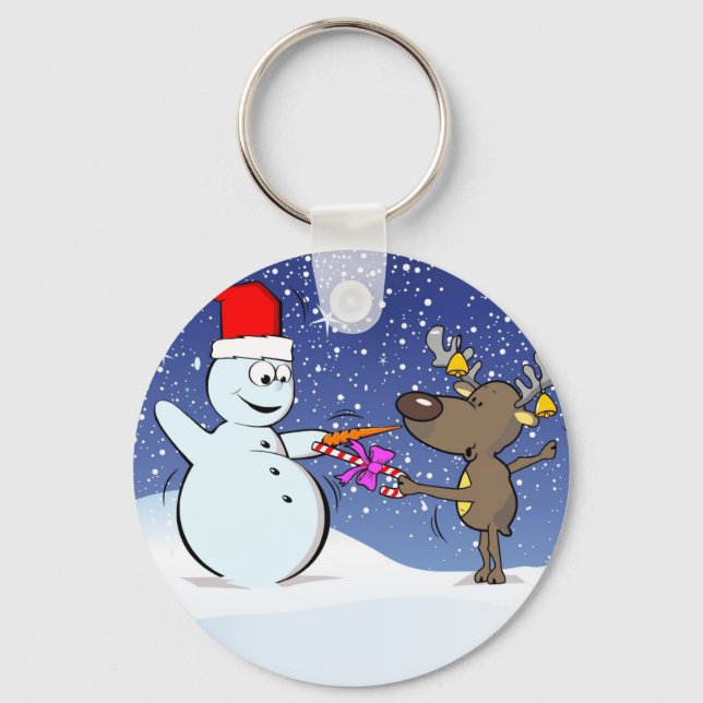 Chaveiro Esgrima de feliz! (Frente)