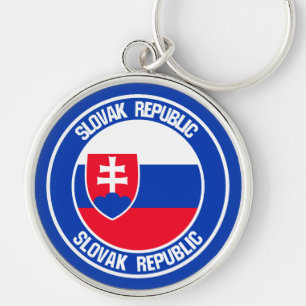 Chaveiro Eslováquia Round Emblem
