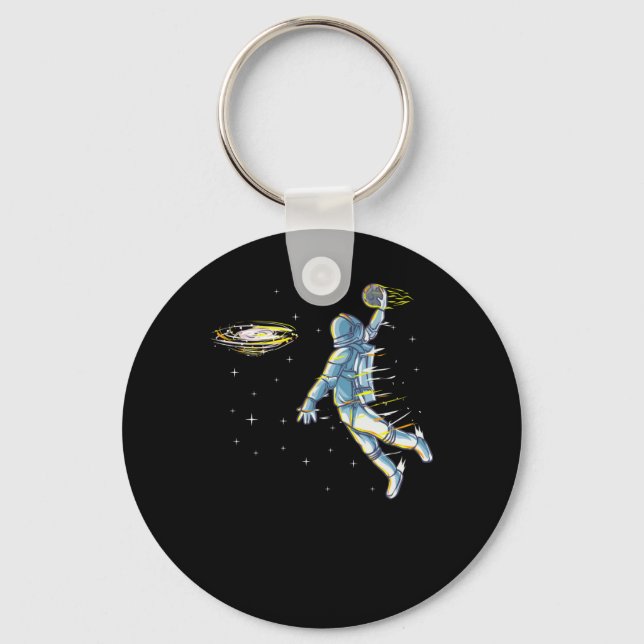 Chaveiro Espaço do Astronauta de Slam Dunk, basquete (Frente)