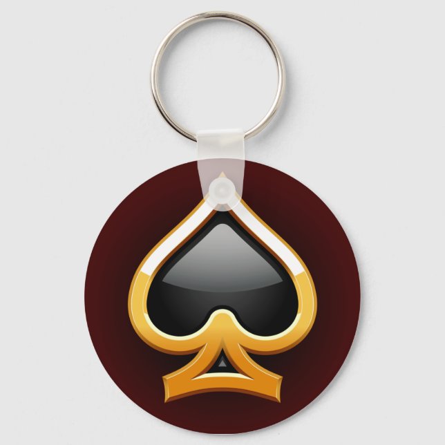 Chaveiro ESPAÇO Dourado E PRETO (Frente)