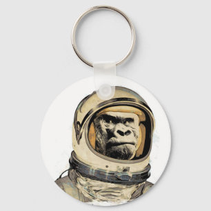 Chaveiro Espaço    macaco Gorila espacial Raum-Affe Singe 