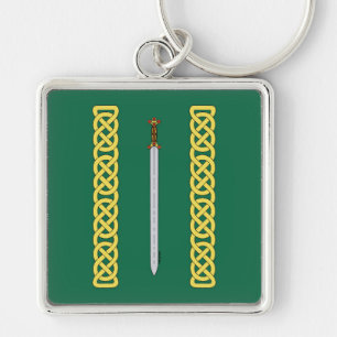 Chaveiro Espada Celta Antiga e Knotwork