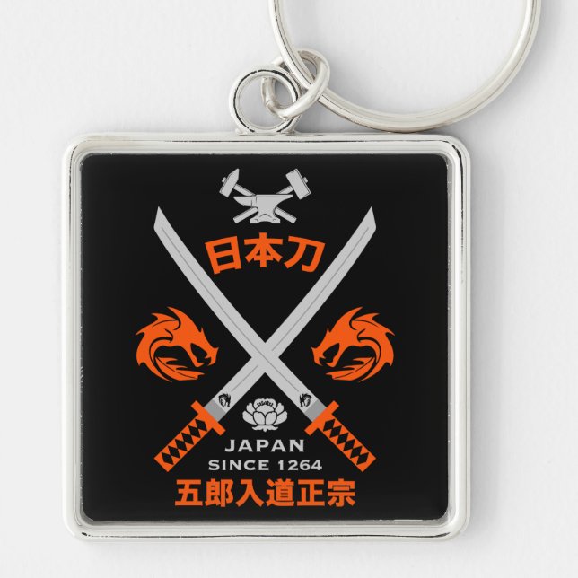 Chaveiro Espada Katana Japonesa (Frente)