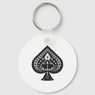 Chaveiro Espadas pretas: Cards de jogar: