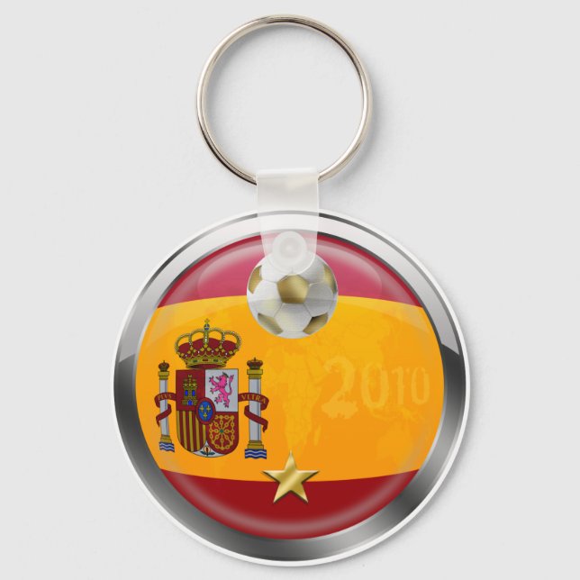 Chaveiro Espanha 2010 campeões mundiais 1 presentes nas est (Frente)