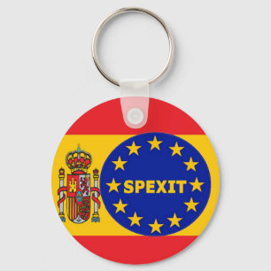 Chaveiro Espanha da cadeia principal Sinalizador EU Spexit