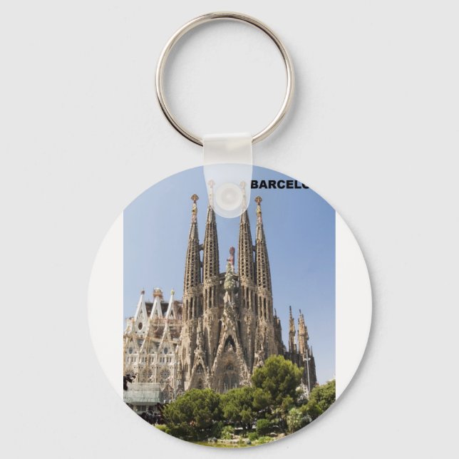 Chaveiro ESPANHA DE SAGRADA FAMILIA BARCELONA (Rua.K) (Frente)