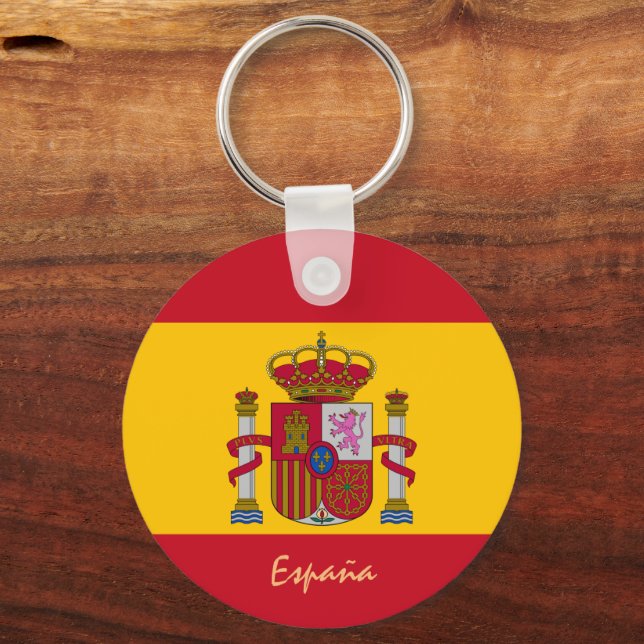 Chaveiro Espanha e bandeira espanhola, moda, viagem / adept (Frente)