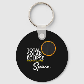 Chaveiro Espanha Eclipse Solar Evento 12 Agosto 2026 Total