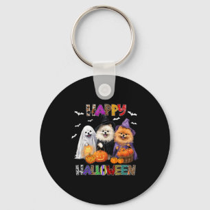 Chaveiro Espantoso chapéu de bruxa de Halloween para cães P