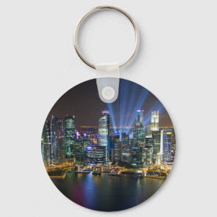 Chaveiro Espectáculo de Luzes no Centro de Singapura