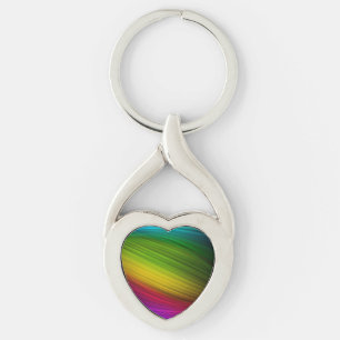 Chaveiro Espectro Incrível de Cores de Arco-íris