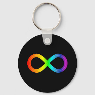Chaveiro Espectro Infinito A Conexão Autism Rainbow