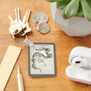 Chaveiro Espelho de Urânia, Mapa Celeste de Astronomia Anti