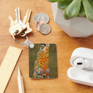 Chaveiro Esperança II de Gustav Klimt, Vintage Art Nouveau